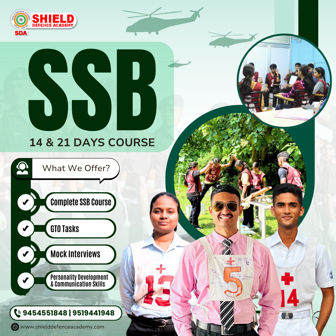Best Coaching for SSB Interview in Lucknow – Join Shield Defence Academy