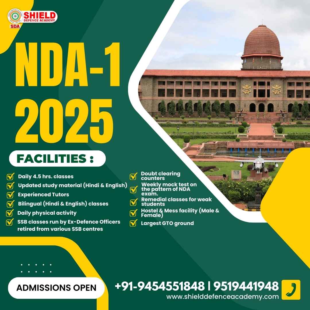 BEST NDA Coaching In Lucknow- Shield Defence Academy