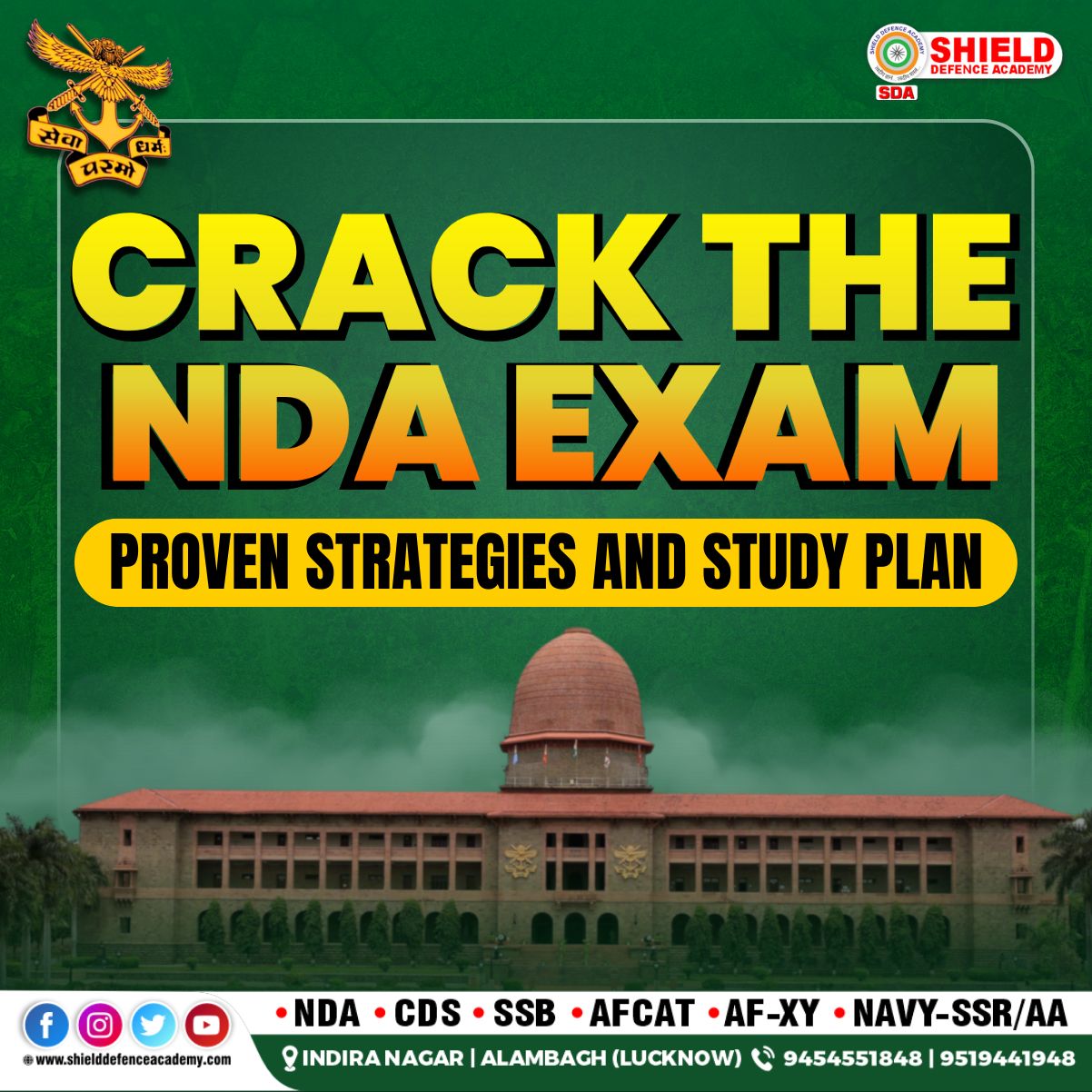 best nda coaching in lucknow : SDA