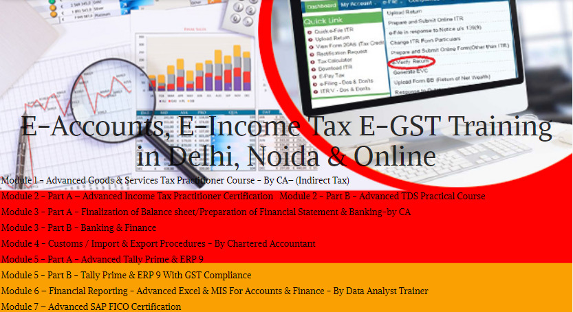 Online Accounting Course with free SAP FICO, Best Income Tax and GST Course in Delhi by “SLA Consultants”