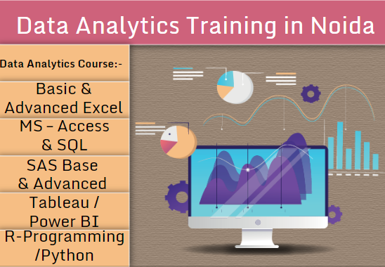 Job guarantee Data Analytics Course in Noida, Excel, VBA, SQL, Power BI, and Free Data Science Certification till 30 Aug 2025, by “SLA Consultants Noida”