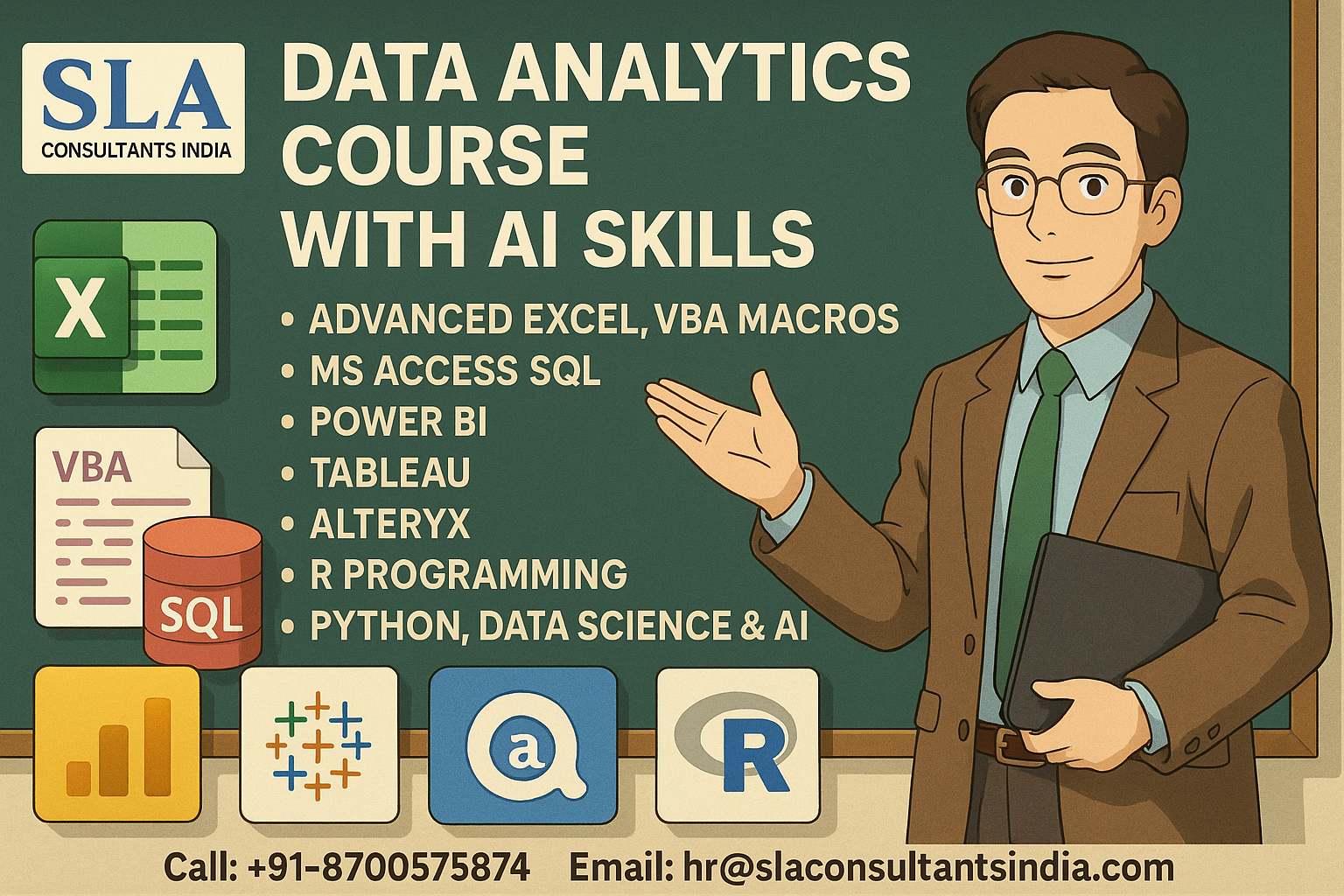 Data Analyst Course, Skills That Turn Ambitions Into MNC Careers Fast, Upskills with AI for 2026, by SLA Consultants Noida,