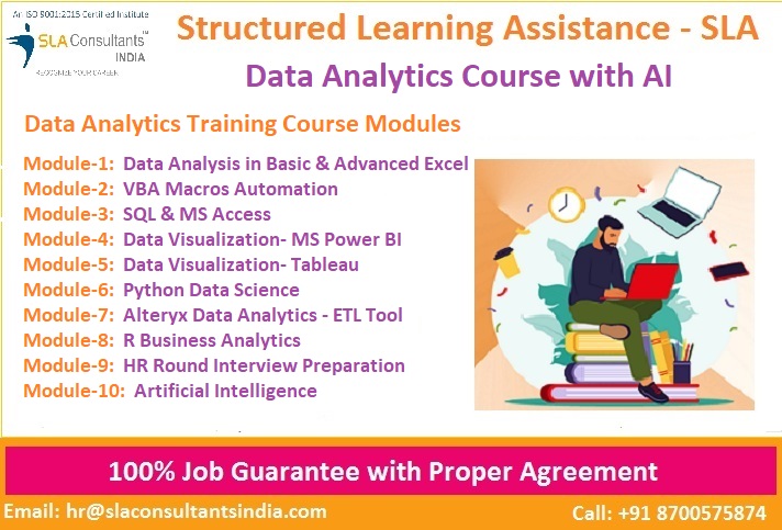 Essential Data Analytics Tools & AI Skills Worth Learning in 2025, – “Enroll in Best Data Analyst Course by SLA Consultants Noida”