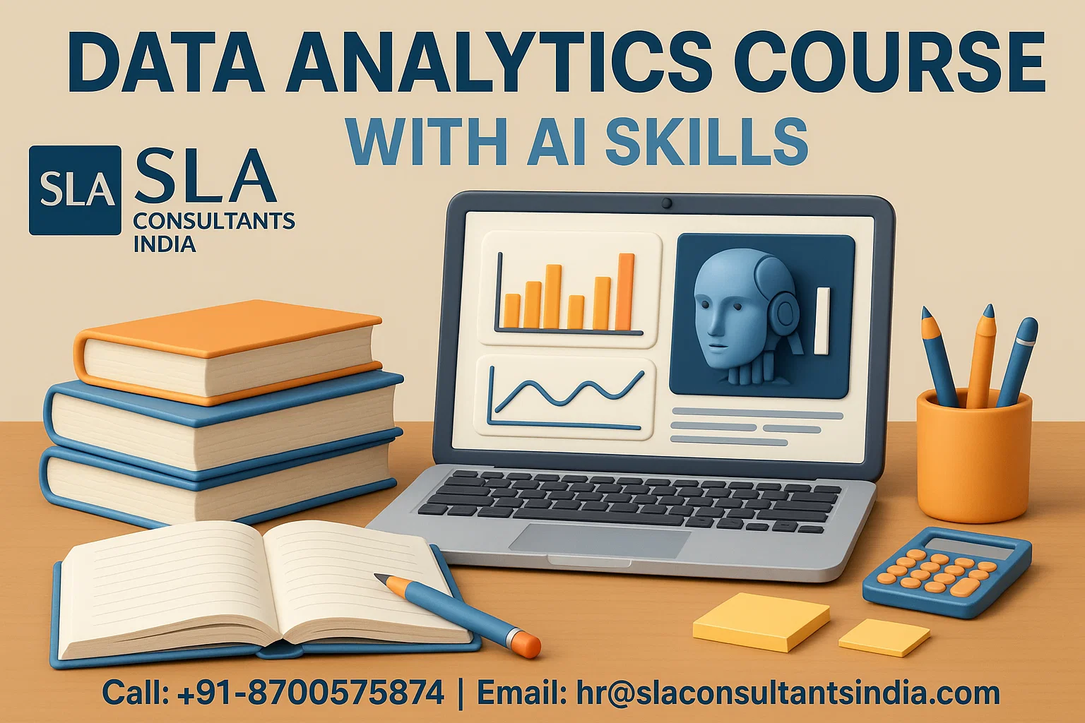 Certification Course in Data Analytics, Update wiht AI Skills for 2026, by SLA Consultants India