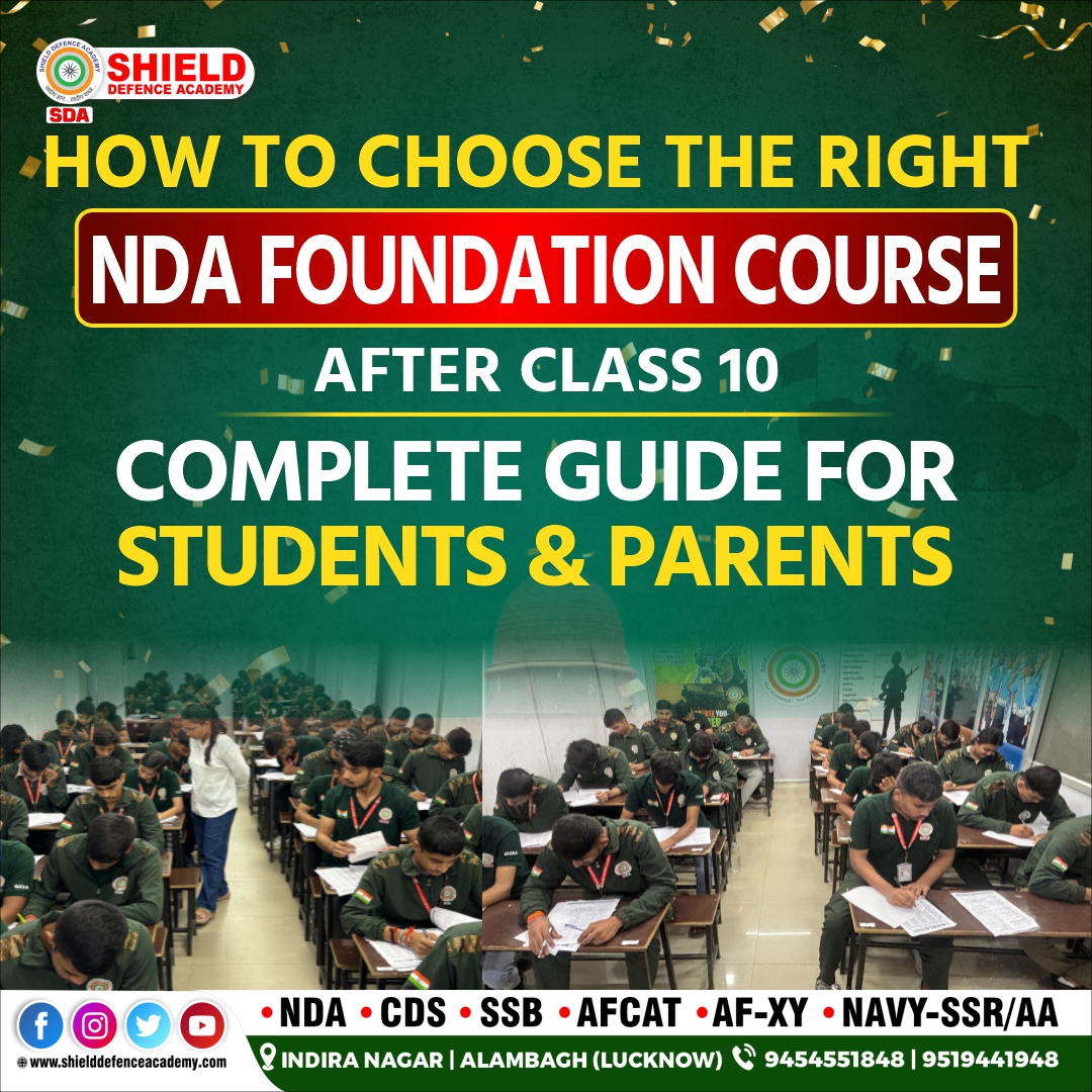 Nda Foundation Course In Lucknow Join Shield Institute
