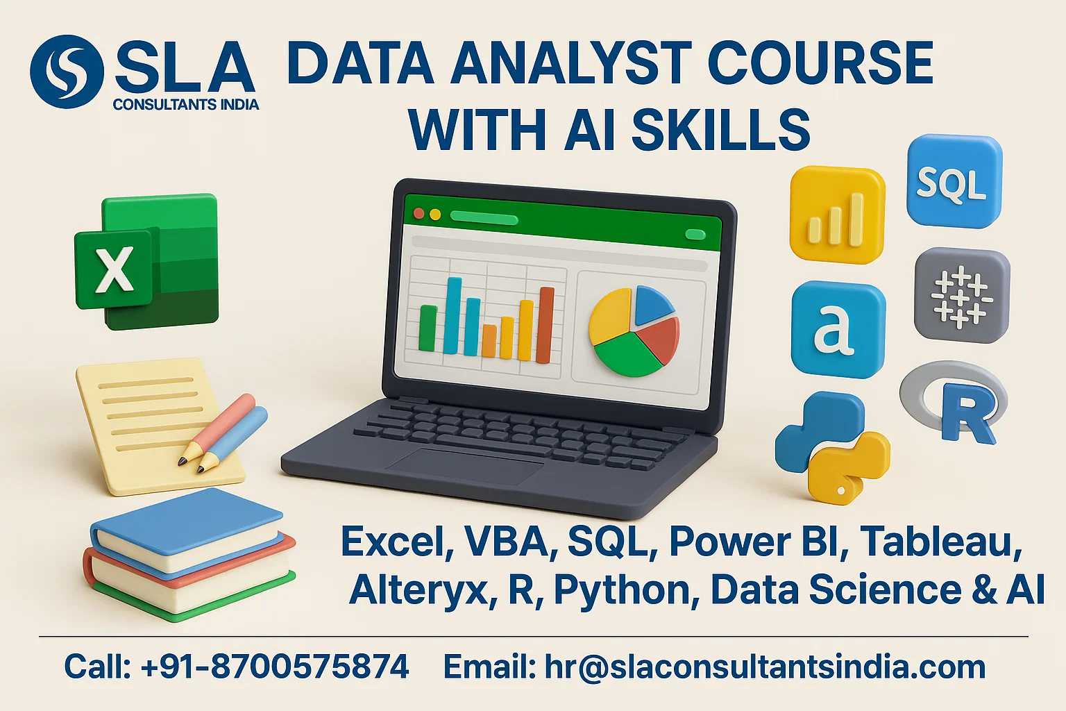 Data Analyst Training in Delhi by SLA Consultants India, Best New Year Offer 2026, Google Certification, 