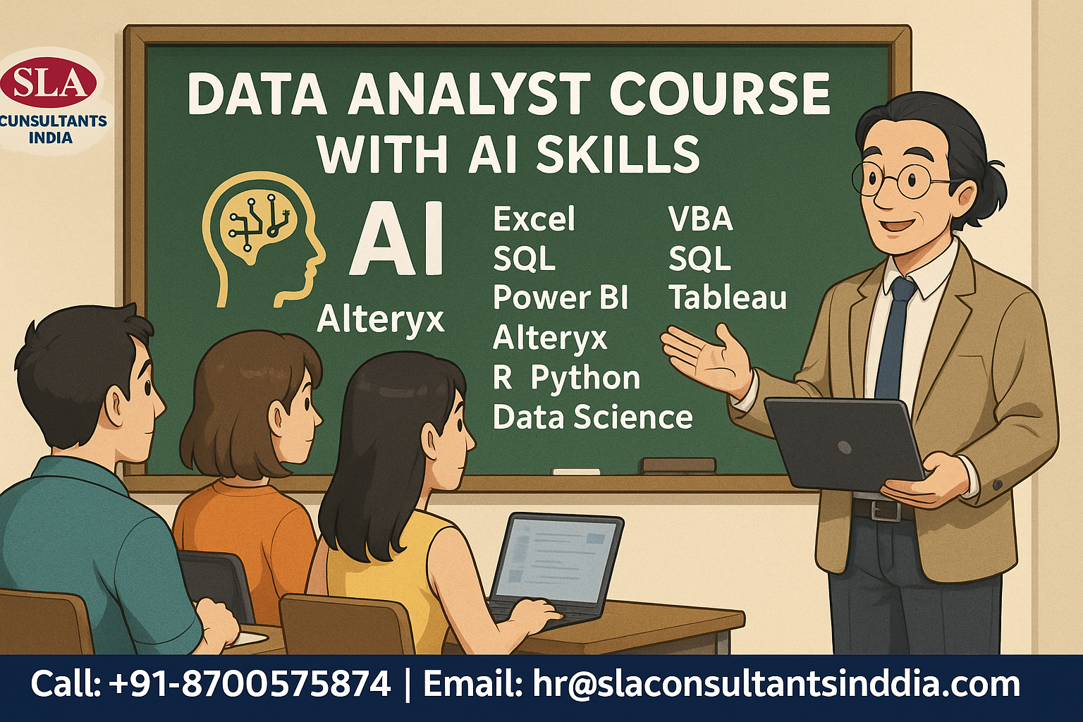 Best Data Analyst Course with Job Support, Sharpen with AI Skills for 2026, by SLA Consultants India, Updated Analytics & AI skis for 2026,