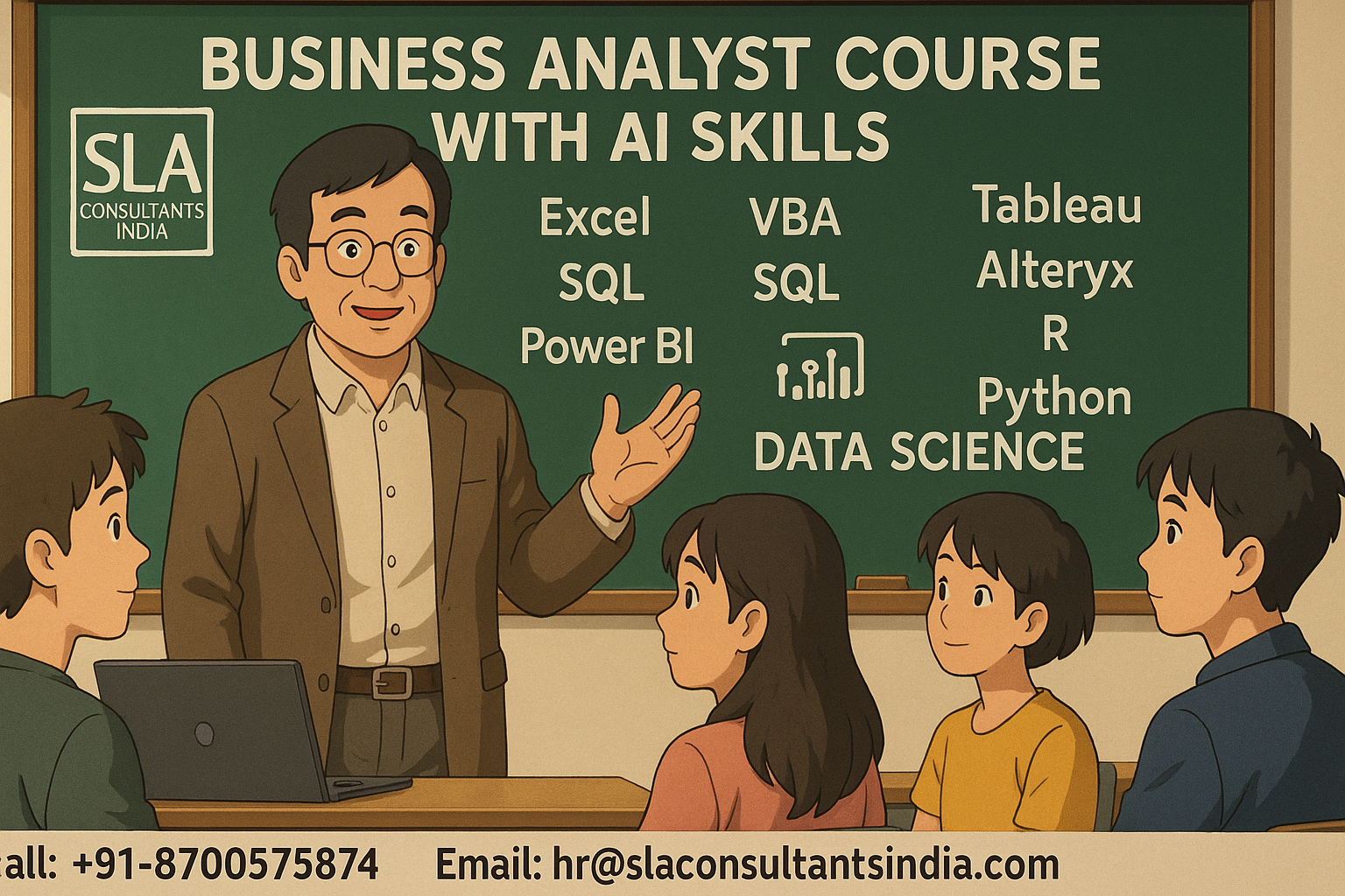 2026 Best Institute, The Business Analytics Course in Delhi: Complete Business Analytics Internship, Redesign Job with AI Skills, by SLA Consultants Delhi, India, 