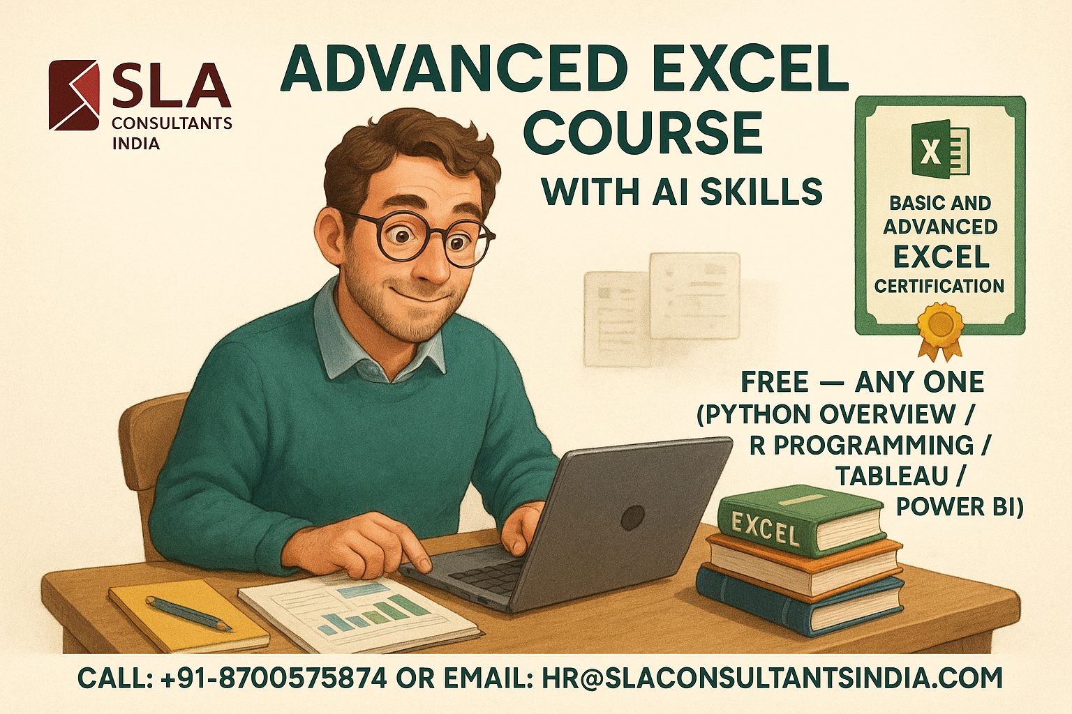 Microsoft Excel Training Course in Delhi, 100% Placement[2026] – MIS Certification, SLA Analytics and Data Science Institute,
