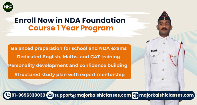 Enroll Now in NDA Foundation Course 1 Year Program
