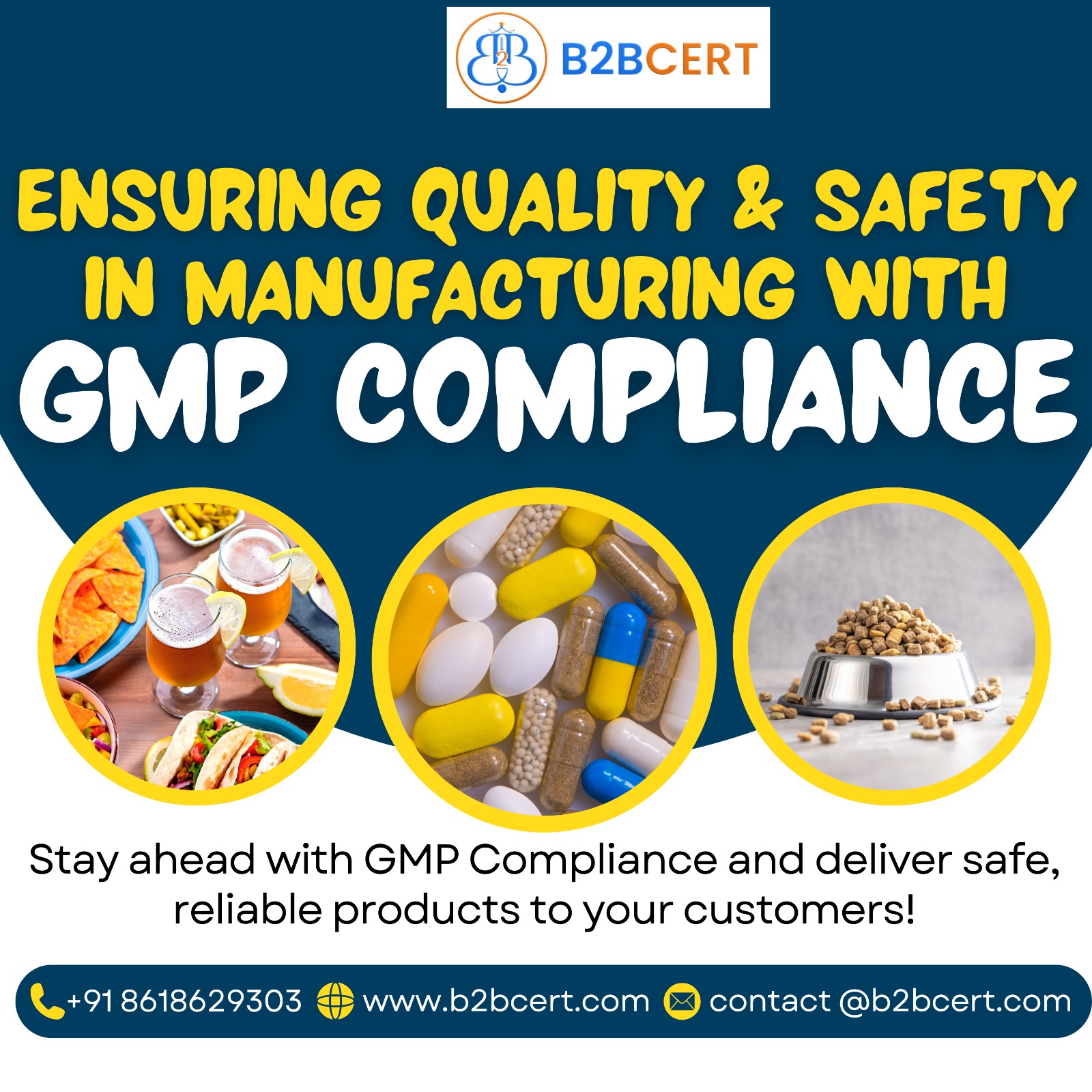 GMP Certification & Consulting Services in Hyderabad | B2BCERT