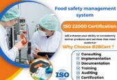 ISO 22000 Certification & Consulting Services in Bangalore | B2BCERT