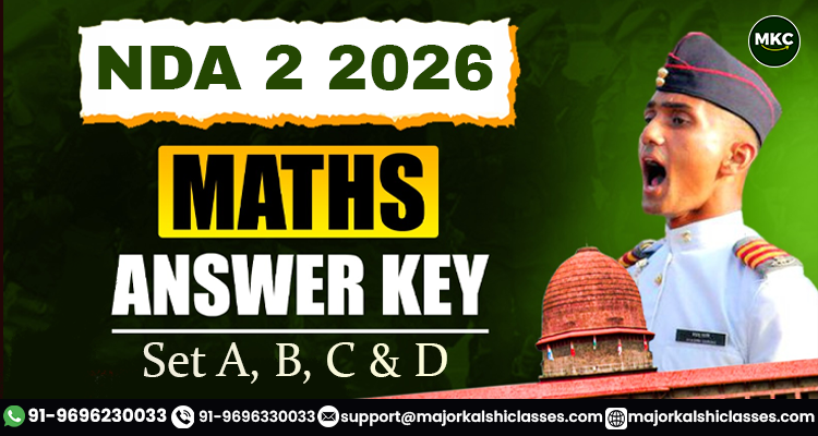 Download NDA 2 Maths Answer Key 2026 for All Question Paper Sets